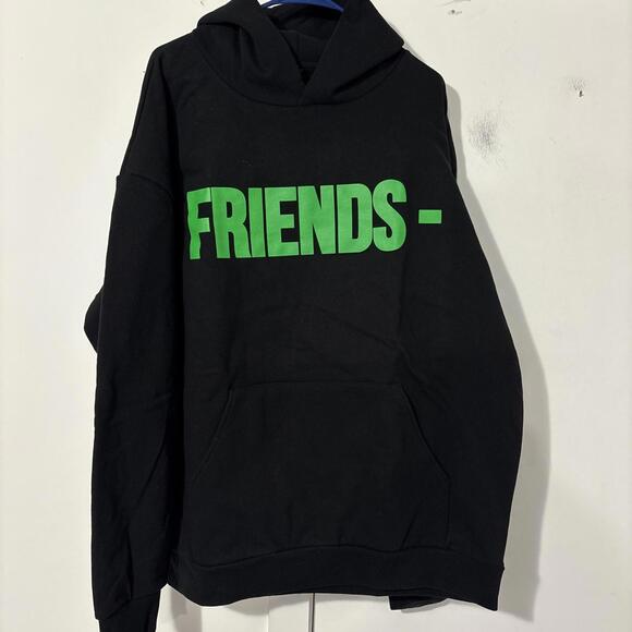 VLONE Friends Hoodie Black - Picture 1 of 5